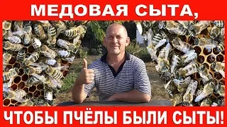 Медовая сыта, чтобы пчёлы были сыты!