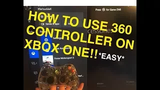 "HOW TO USE ANY XBOX 360 CONTROLLER ON XBOX ONE" - How to Connect xbox 360 controller to Xbox one