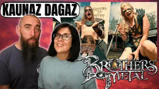 BROTHERS OF METAL - Kaunaz Dagaz (REACTION) with my wife