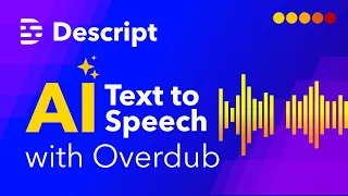 Descript Overdub Tutorial: CLONE Your Voice with AI