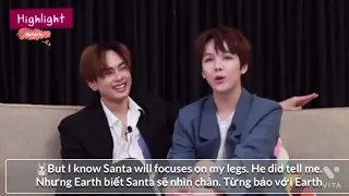 [Eng|Viet] Where will Santa look at first when he look at Earth?