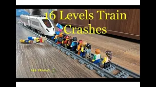 Lego 16 Levels Train Crashes & Cats