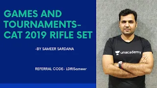 GAMES - Rifle Tournament- CAT 2019 Slot-II- Best Explaination