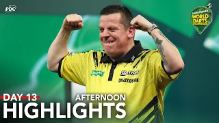 INTO THE QUARTERS! D13 Afternoon Highlights - 2023/24 Paddy Power World Darts Championship