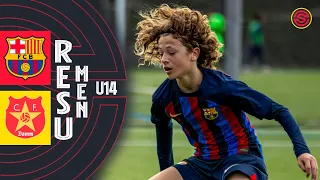 RESUMEN: FC Barcelona vs CF Damm Infantil A U14 2023