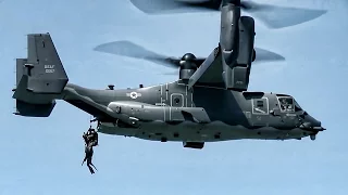 USAF Special Operations Forces • CV-22 Osprey Hoist Training