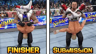 Best Finishers that have a Submission Variation in WWE 2K23 !!!