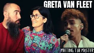 Greta Van Fleet - Meeting the Master (REACTION) with my wife