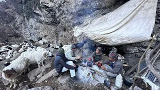 This is Himalayan Village Life | Ep-228 | Nepal | Shepherd Food Cooking And Eating | Shepherd Life