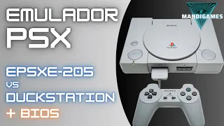 Mejor emulador de PlayStation PSX en 2024 -  DuckStation + EPSXe205 +  Descarga Bios en PC