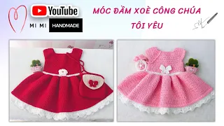 #189 Móc Đầm Xoè Công Chúa Tôi Yêu | Chi Tiết Số Đo Rất Dễ Làm | Mimi Handmade