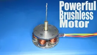 How to make a Powerful  Brushless Motor |  DIY sensored Brushless motor