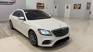 2018 MERCEDES BENZ S560 SEDAN AMG LINE SPORT PKG - STOCK #4002