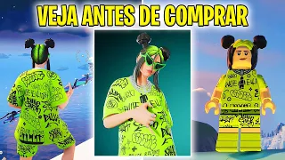 VEJA ANTES DE COMPRAR SKIN BILLIE DE CABELO VERDE (PASSE DO FESTIVAL BILLIE EILISH) - Fortnite