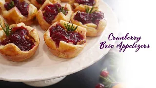 Cranberry Brie Puff Pastries Appetizers
