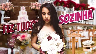 DIY FIZ A DECORAÇÃO DO MEU CASAMENTO SOZINHA (ARRANJOS, BUQUÊ, ETC) - ISABELA BORGES