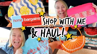 HOME BARGAINS SHOP WITH ME & HAUL! What's New For Summer! ☀️