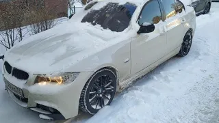 Запуск дизельного мотора BMW в мороз