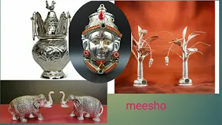 German silver Pooja items/meesho