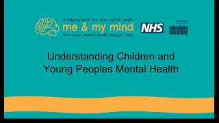 Understanding Children and Young Peoples Mental Health