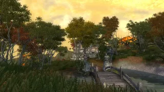 Oblivion - Shivering Isles Ambience - Mania, Near Dreamwalk Camp - Full Day/Night Cycle with Music