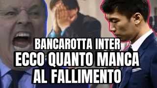 INTER BANCAROTTA | ECCO QUANTO MANCA AL FALLIMENTO 🎉