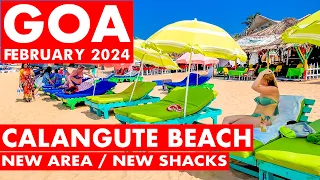 Goa | Calangute Beach - February 2024 | Famous Holiday Street, Shopping | Goa Vlog | North Goa |