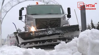 Первый снег в Саранске