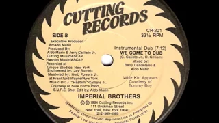 Imperial Brothers - We Come To Rock / Live It Up (1984 - 85 / Old School Hip Hop / Electro / EP)