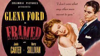 Framed (1947) Film-Noir Drama - Full Movie - Glenn Ford, Janis Carter