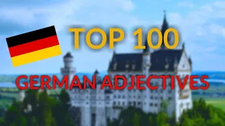 [DE] Top 100 German adjectives