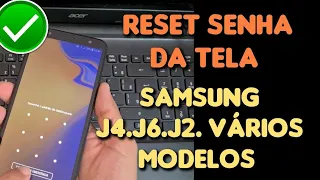 Como fazer Hard Reset senha da tela Samsung j4.j2.j6 e outros (Desbloqueio)
