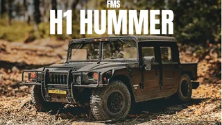 FMS HUMMER H1 Alpha - AMAZING Scale Details!! Unboxing, Review, Run Footage & More!!