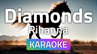Rihanna - Diamonds (Karaoke instrumental with lyrics - original key)