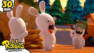 RABBIDS INVASION | Compilation 30 min The Rabbids are Missing! | Cartoon for Kids