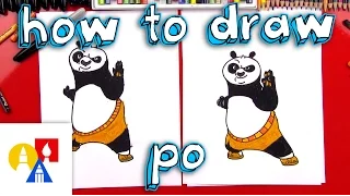 How To Draw Po From Kung Fu Panda