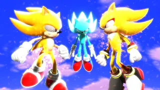 SUPER SONIC AND SUPER SHADOW VS NAZO! Sonic Nazo Unleashed 3D! [Animation]