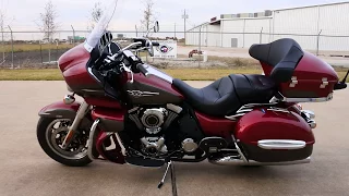 $17,499:  2018 Kawasaki Vulcan 1700 Voyager ABS Candy Cardinal Red Review