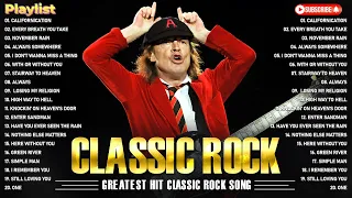 AC/DC,Queen, Bon Jovi, Scorpions, Aerosmith, Nirvana,U2, Guns N Roses🔥Classic Rock Songs 70s 80s 90s