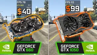 GTX 660 vs GTX 1050 - Test in 6 Games