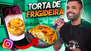 FIZEMOS A TORTA DE FRIGIDEIRA QUE BUGOU NOSSA MENTE!