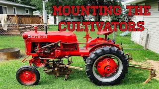 Mounting the cultivators on the Farmall Cub