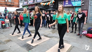 Irish dancers stole the show in Temple Bar as thousands celebrate St Patrick's Day