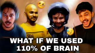 What If We Used 110% Of Brain 🧠😵‍💫 #shorts #aruj #funny #memes