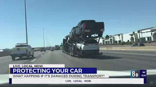 What happens if your car is damaged during a transport?