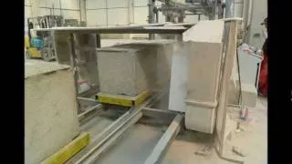 Production line for BLOCKS & PANELS in lightweight and cellular concrete .wmv