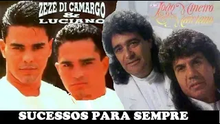 ZEZÉ DI CAMARGO E LUCIANO, JOÃO MINEIRO E MARCIANO SUCESSOS E SAUDADES SERTANEJAS PT1 UNIVERSO SER