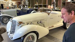 Auburn Cord Duesenberg Co. - Shop 'tour! Absolutely Stunning cars in the process of being restored!