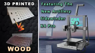 NEW Artillery Sidewinder X4 Pro In Wood Vs 3D Print - Screwdriver Hand Tool Storage
