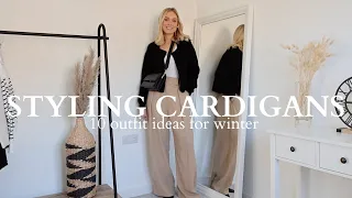 10 CARDIGAN OUTFIT IDEAS THAT ARE EASY TO RECREATE FOR WINTER 2023!! LOOK CHIC IN A CARDIGAN
